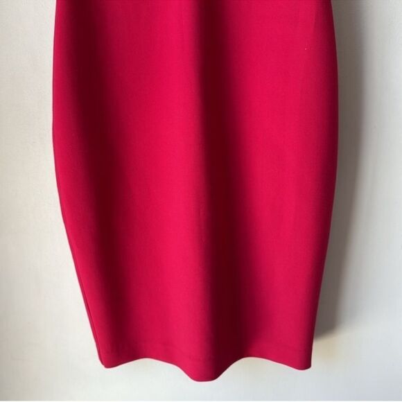 Likely Cruz Dress Cut Out Pink Magenta Raspberry - Picture 6 of 11